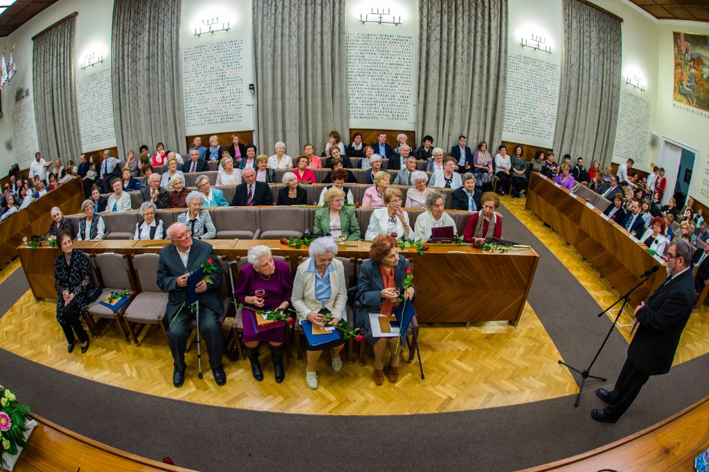 Székesfehérvár emlékdiplomás pedagógusait köszöntötték a Városházán